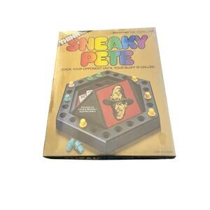 Vintage Pressman Sneaky Pete 2 Player Game Think Series-NIB